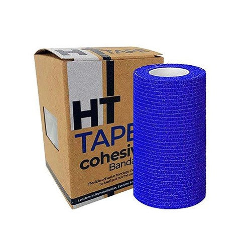 COHESIVE BANDAGE HTT BLUE 7.5CM X 4.5M