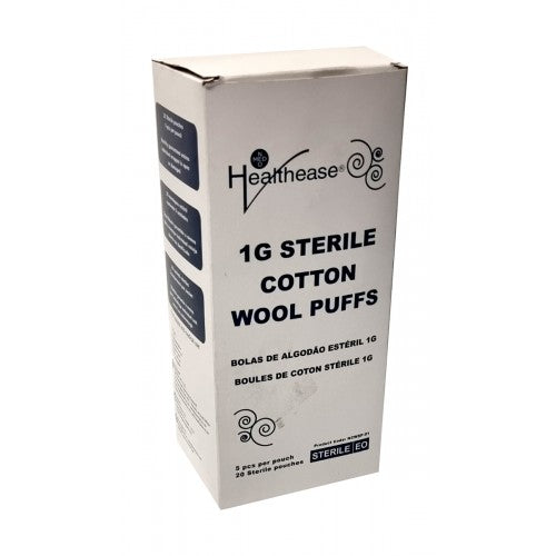 COTTON WOOL BALLS STE 1G HEALTHEA 5s 20