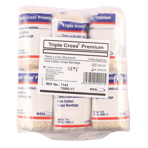 CREPE 75MMX4.5M TRIPLE CROSS 12~