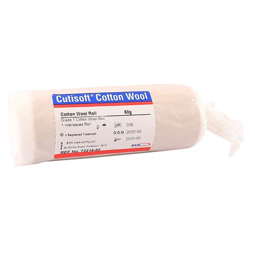 CUTISOFT COTTON WOOL I/LEAVED 50G