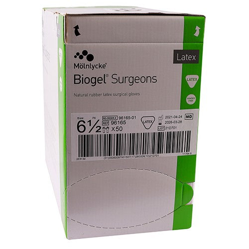 GLOVES BIOGEL STD 6.5 50