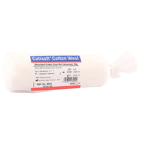 COTTON WOOL ROLL 50G CUTISOFT 1