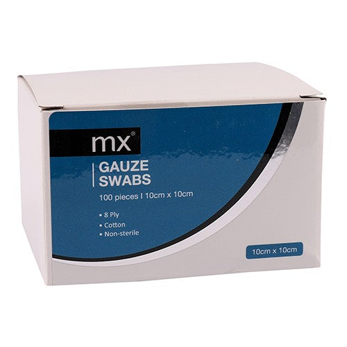 GAUZE 100X100X8PLY N/S MX 100s