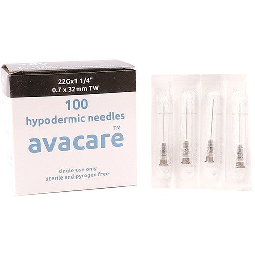 NEEDLE 22GX32MM AVACARE BLACK 100