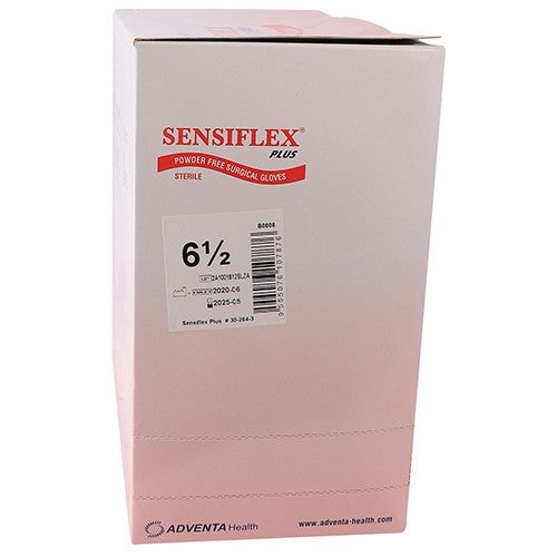 GLOVES NITRILE PF SENSIFLEX 6.5 50