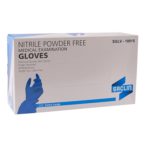 GLOVE EXAM NITRILE PF SACLIN X-LARG 100