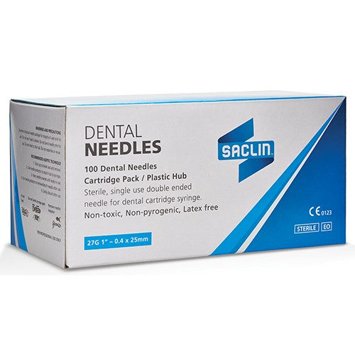 DENTAL NEEDLE 27G 25MM SHORT SACLIN 100