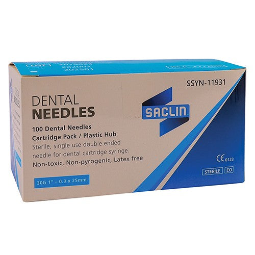 DENTAL NEEDLE 30G 25MM SHORT SACLIN 100