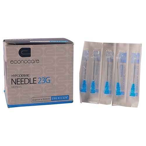 NEEDLE 23GX32MM ECONOCARE 100 BLUE