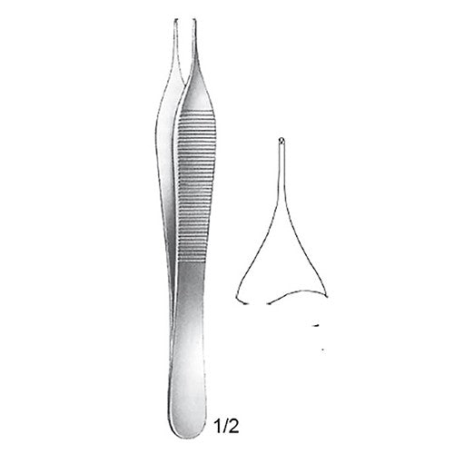 FORCEP ADSON MICRO TISS 1/2 TEETH 12CM 1