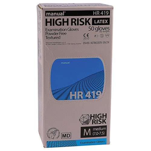 GLOVE HIGH RISK MED LTX PF HELIOMED 50