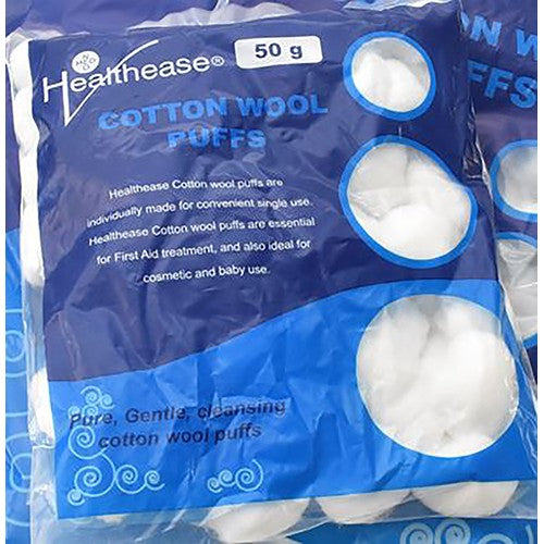 COTTON WOOL BALLS 50G HEALTHEASE 1