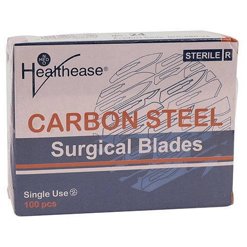 SURGICAL BLADE HEALTHEASE SIZE 24 100s