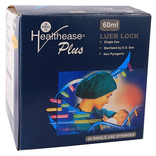 SYRI 50/60ML L/LOCK 3P LF HEALTHEASE 20