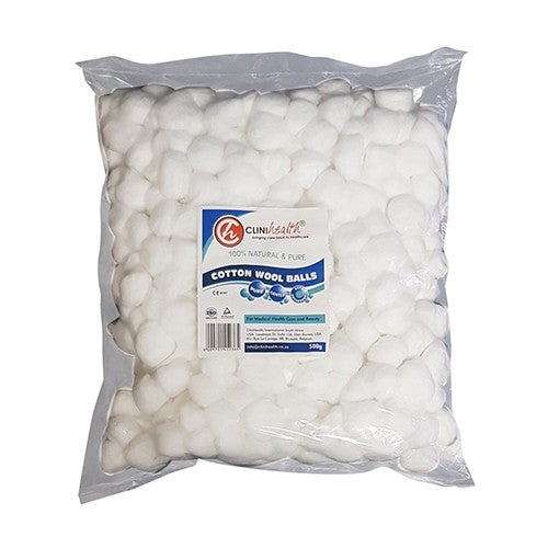 COTTON BALLS 500G CLINIHEALTH 1