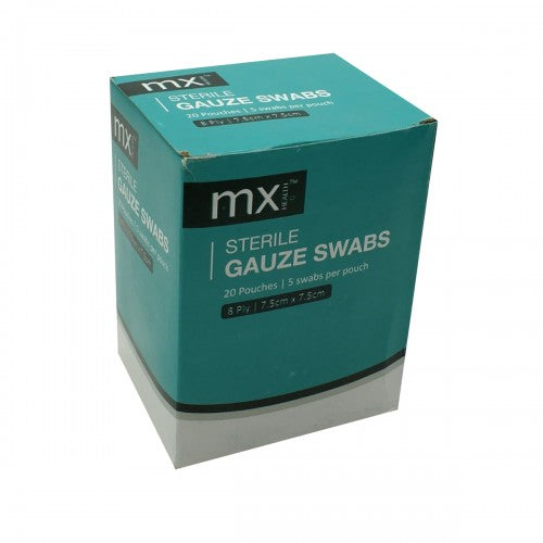 GAUZE 75X75CM STE MX 20 PACKS OF 5