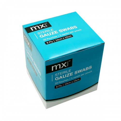 GAUZE 100X100X8PLY STE MX 20 PACKS OF 5