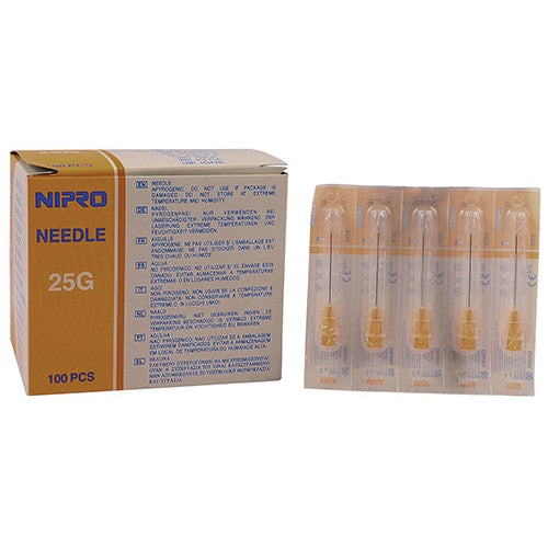 NEEDLE 25GX32M NIPRO ORANGE 100s