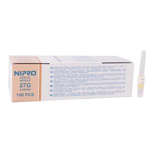 DENTAL NEEDLE 27GX30MM NIPRO 100~