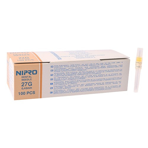 DENTAL NEEDLE 27GX35MM NIPRO 100s