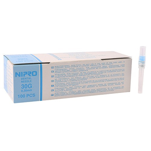 DENTAL NEEDLE 30GX16MM NIPRO 100