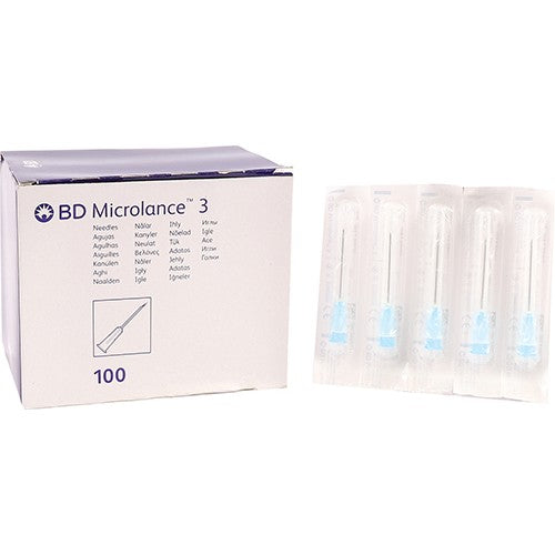 NEEDL MICROLANCE 23GX30MM BD 300700 100