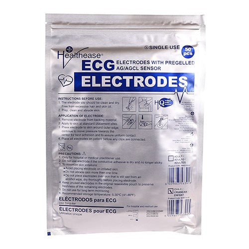 ECG ELECTRODES CHILD PRE-GEL HEALTHE 50s