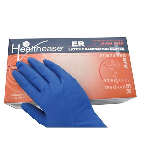 GLOVE EXAM HR PF ER LARGE HEALTHEASE 50