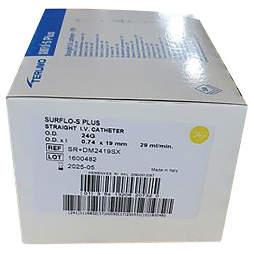 IV CATHETER 24GX3/4 SURFLO S-PLUS 50’S